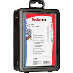 Fischer 536604 HSS-G HSS sada spirálových vrtáku do kovu 19dílná 1 mm, 1.5 mm, 2 mm, 2.5 mm, 3 mm, 3.5 mm, 4 mm, 4.5 mm, 5 mm, 5.5 mm, 6 mm, 6.5 mm, 7 mm, 7.5