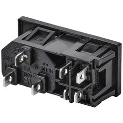 TRU COMPONENTS TC-10088392 IEC zástrčka C13/C14 C14 zástrčka, vestavná rovná Počet kontaktů: 3 10 A černá 1 ks