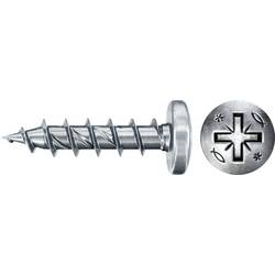Fischer 670334 Power-Fast II šrouby do dřevotřísky 4.5 mm 16 mm křížová drážka Pozidriv ocel galvanizováno zinkem 200 ks