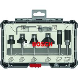 Sada ohranných a hranových fréz, 6 mm dřík, 6 ks Bosch Accessories 2607017468
