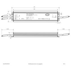 EVN DALD6724075VS LED stmívač 270 mm 61 mm