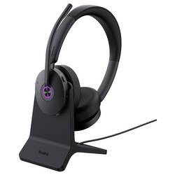 Yealink BH 74 Teams Headset otevřená (On Ear) Bluetooth® černá Potlačení hluku telefon