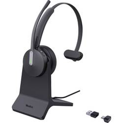 Yealink BH70 Mono Teams inkl. La Headset otevřená (On Ear) Bluetooth® mono černá Redukce šumu mikrofonu Tlačítko Microsoft Teams telefon