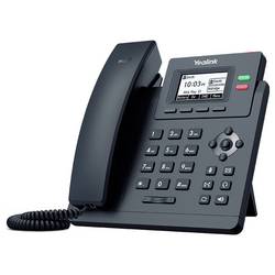 Yealink SIP-T31P systémový telefon, VoIP monochromní displej šedá