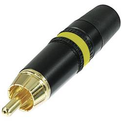 Rean AV NYS373-4 cinch konektor zástrčka, rovná Pólů: 2 černá, žlutá 1 ks