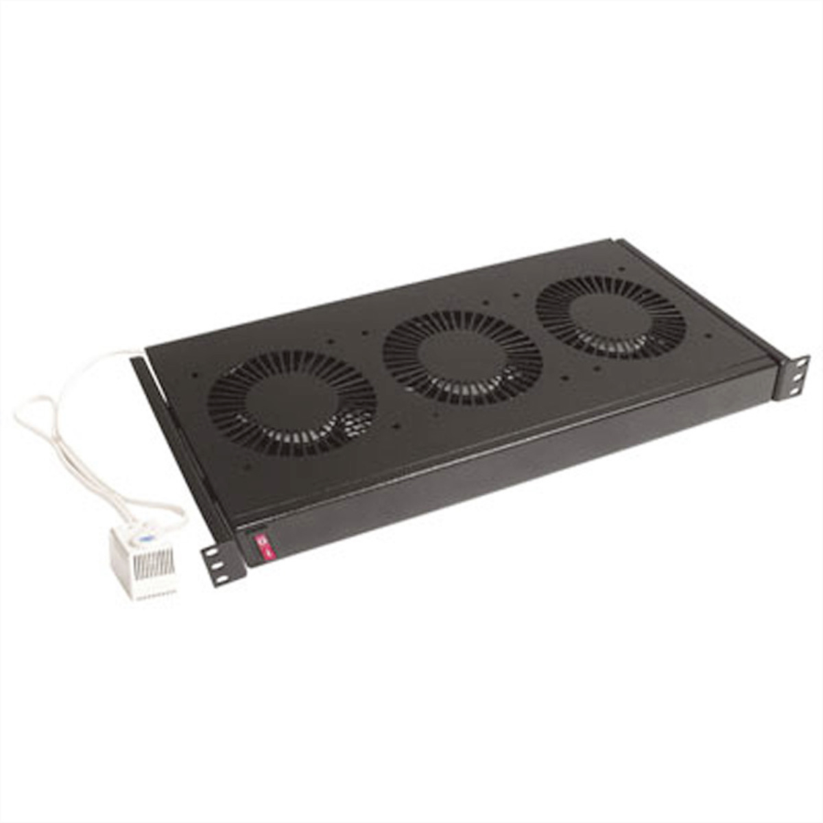 Conteg 26205070 19 palec vestavná ventilátor do datové skříně pevná vestavba Vhodné pro hloubku skříně: 800 mm černá