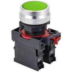 TRU COMPONENTS TC-10091032 tlačítkový spínač 250 V/AC 5 A 1x zap/zap s aretací IP40 1 ks