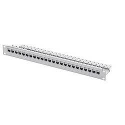 Telegärtner 100007021 19 osazený modulární nosič 483 mm (19) CAT 6A 1 U šedá
