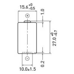 Panasonic CR-2 fotobaterie CR 2 lithiová 850 mAh 3 V 1 ks
