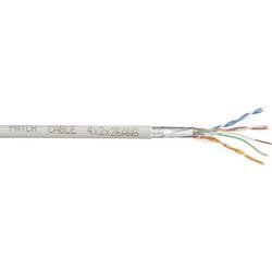 TRU COMPONENTS ethernetový síťový kabel CAT 5e SF/UTP 4 x 2 x 0.14 mm² bílá 50 m