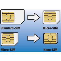 Renkforce RF-5044662 vyřezávací kleště na SIM kartu Přizpůsobeno z: Standardní SIM, Micro SIM Přizpůsobené pro: Micro SIM , Nano SIM