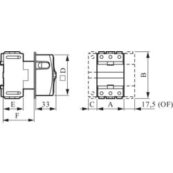 BACO 174101 odpínač odblokovatelný 32 A 1 x 90 ° šedá 1 ks