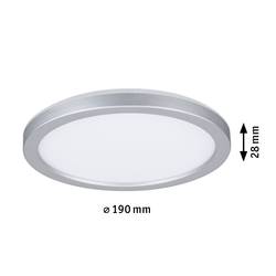 Paulmann 71004 P Atria Shine 11,2W 4000K 190mm ch mt Ks LED stropní svítidlo LED 11.2 W chrom (matný)