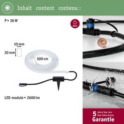 Paulmann Out P+S Neon Stripe RGBW 5m IP67 94561 Osvětlovací systém Plug&Shine 22 W RGBW bílá