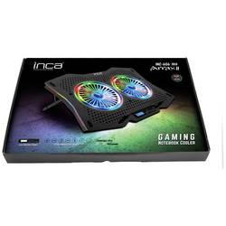 INCA INC-606TGS chladicí podložka pod notebook USB HUB, nastavitelná výška