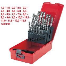 KS Tools 330.2623 330.2623 HSS-G sada spirálových vrtáku do kovu 1 mm, 1.5 mm, 2 mm, 2.5 mm, 3 mm, 3.5 mm, 4 mm, 4.5 mm, 5 mm, 5.5 mm, 6 mm, 6.5 mm, 7 mm, 7.5
