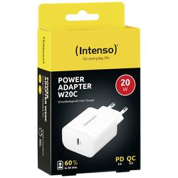 Intenso W20C USB nabíječka, USB Power Delivery (USB-PD) , 1x USB-C®, 20 W, bílá