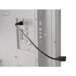 Delock USB kabel USB 2.0 USB-A zástrčka, USB-A zásuvka 0.35 m černá flexibilní husí krk 83498