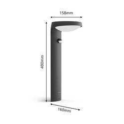 Philips LED Tyla 8719514476936 venkovní solární stojanové světlo LED LED 1.2 W antracitová