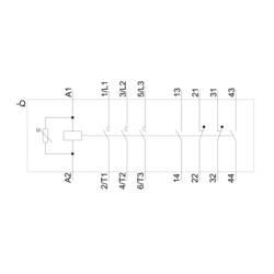 Siemens 3RT1076-6AS36 stykač 3 spínací kontakty 1000 V/AC 1 ks