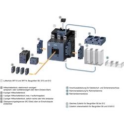 Siemens 3RT1076-6AS36 stykač 3 spínací kontakty 1000 V/AC 1 ks