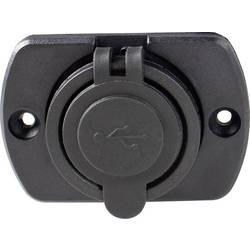 AS Schwabe Vestavná zásuvka USB Caravan, 2 zásuvky, černá Proudová zatížitelnost (max.)=2.1 A 5 V