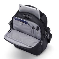 Pacsafe brašna na notebooky V Tour Crossbody schwarz, max. 27,9 cm (11) , černá