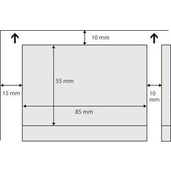 Sigel DP839 potisknutelné vizitky, mikroperforované 85 x 55 mm vysoce bílá 150 ks Formát papíru: A4