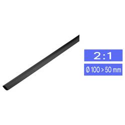 TRU COMPONENTS 1571035 smršťovací bužírka bez lepidla černá 100 mm 50 mm Poměr smrštění:2:1 metrové zboží