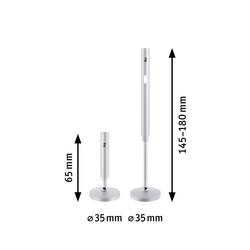 Paulmann Wire Corduo Wall Mount Set 94600 nízkonapěť. komponent lankových systémů nástěnný držák chrom (matný)