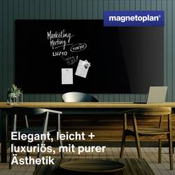 magnetoplan magnetická skleněná tabule (š x v) 100 mm x 600 mm černá 13400012