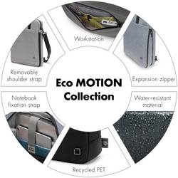 Dicota batoh na notebooky Eco MOTION, max. 39,6 cm (15,6) , denim, modrá