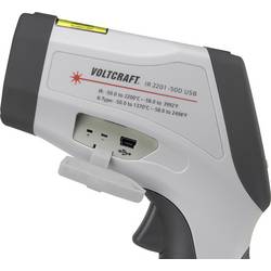 VOLTCRAFT IR 2201-50D USB infračervený teploměr, optika 50:1, -50 - 2200 °C, pyrometr