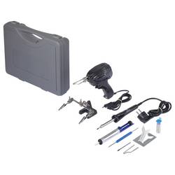 TOOLCRAFT SK 3000 pájecí souprava 230 V 100 W poniklovaný pájecí hrot 460 °C (max) vč. pájecí pistole, vč. odkládací stojánek, vč. třetí ruka, vč. odsávací