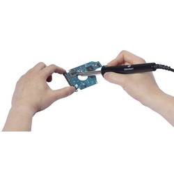 TOOLCRAFT SK 3000 pájecí souprava 230 V 100 W poniklovaný pájecí hrot 460 °C (max) vč. pájecí pistole, vč. odkládací stojánek, vč. třetí ruka, vč. odsávací