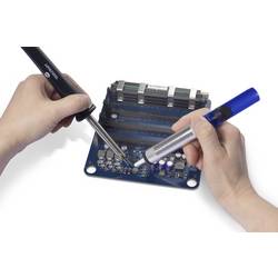 TOOLCRAFT SK 3000 pájecí souprava 230 V 100 W poniklovaný pájecí hrot 460 °C (max) vč. pájecí pistole, vč. odkládací stojánek, vč. třetí ruka, vč. odsávací
