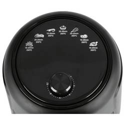 GourmetMaxx Heißluft-Fritteuse 2,3l 1000W schwarz horkovzdušná fritéza 1000 W černá