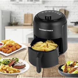 GourmetMaxx Heißluft-Fritteuse 2,3l 1000W schwarz horkovzdušná fritéza 1000 W černá