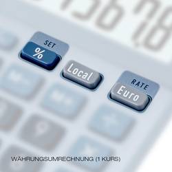 Casio MS-80E stolní kalkulačka, displej (počet míst) 8, solární napájení, modrá