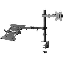 SpeaKa Professional SP-MM-302 rameno na monitory 2 Displej: (s) 33,0 cm (13) - 81,3 cm (32) černá otočný, nastavitelná výška, naklápěcí, nakláněcí