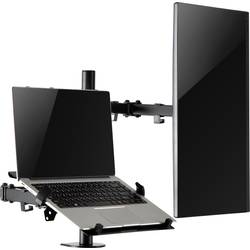 SpeaKa Professional SP-MM-302 rameno na monitory 2 Displej: (s) 33,0 cm (13) - 81,3 cm (32) černá otočný, nastavitelná výška, naklápěcí, nakláněcí