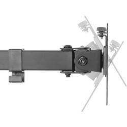 SpeaKa Professional SP-MM-302 rameno na monitory 2 Displej: (s) 33,0 cm (13) - 81,3 cm (32) černá otočný, nastavitelná výška, naklápěcí, nakláněcí