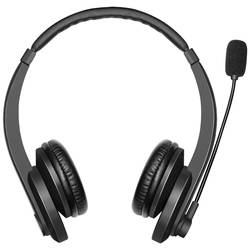 LogiLink BT0060 Headset otevřená (On Ear) Bluetooth® stereo černá regulace hlasitosti Počítače