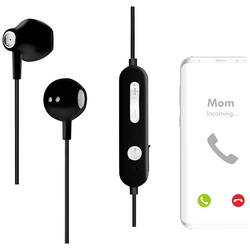 LogiLink BT0056 špuntová sluchátka (In Ear) Bluetooth® stereo černá sportovní