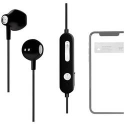 LogiLink BT0056 špuntová sluchátka (In Ear) Bluetooth® stereo černá sportovní