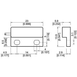 StandexMeder Electronics MK04-1A66C-500W 2243711054, jazýčkový kontakt, 1 spínací kontakt, 180 V/DC, 180 V/AC, 0.5 A, 10 W