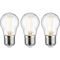Paulmann 29215 LED Energetická třída (EEK2021) A (A - G) E27 kapkový tvar 2.5 W teplá bílá (Ø x v) 45 mm x 80 mm 3 ks