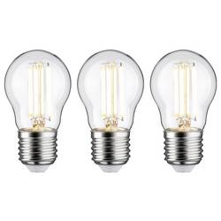Paulmann 29215 LED Energetická třída (EEK2021) A (A - G) E27 kapkový tvar 2.5 W teplá bílá (Ø x v) 45 mm x 80 mm 3 ks