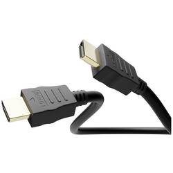 Goobay HDMI kabel Zástrčka HDMI-A, Zástrčka HDMI-A 20.00 m černá 38523 4K UHD, Pozlacený, eARC HDMI kabel