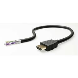 Goobay HDMI kabel Zástrčka HDMI-A, Zástrčka HDMI-A 20.00 m černá 38523 4K UHD, Pozlacený, eARC HDMI kabel